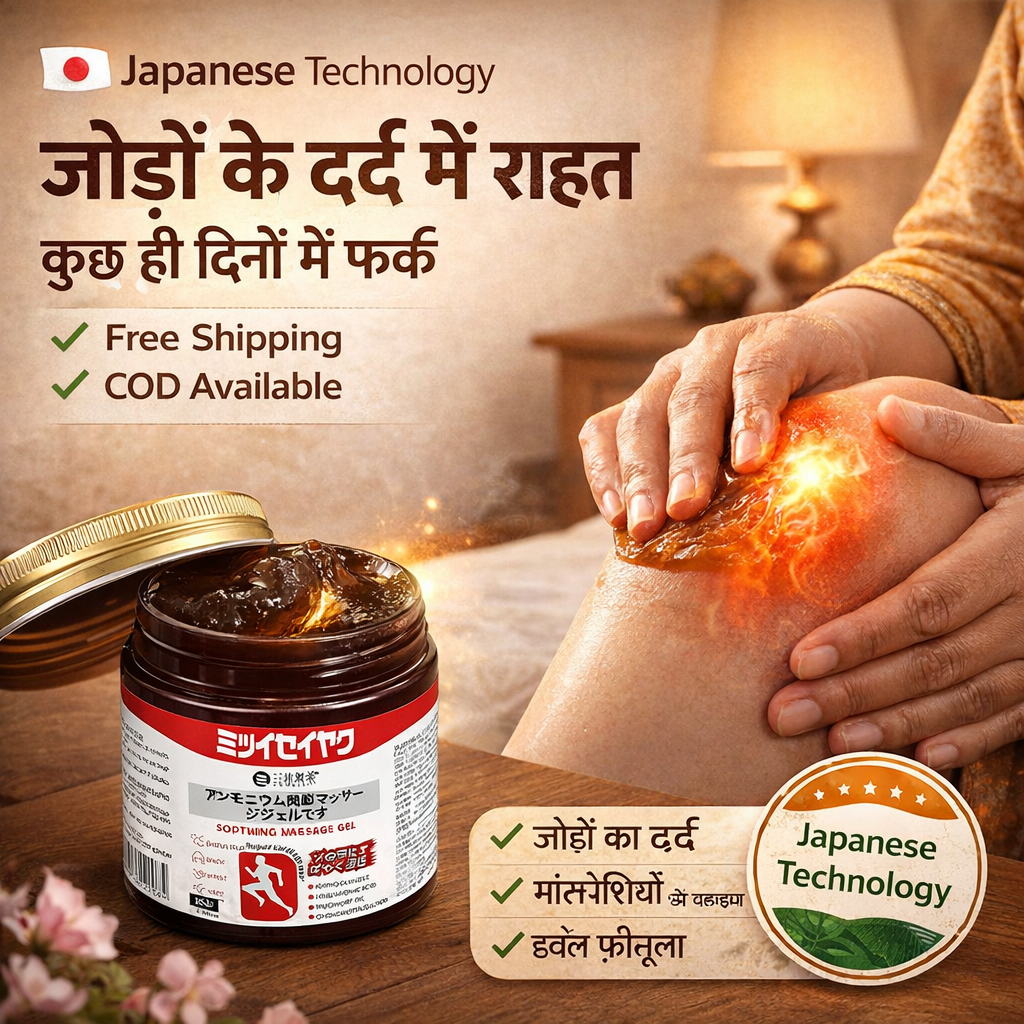 Japanese Instant Pain Relief Soothing Massage Gel (Buy 1 Get 1 FREE)
