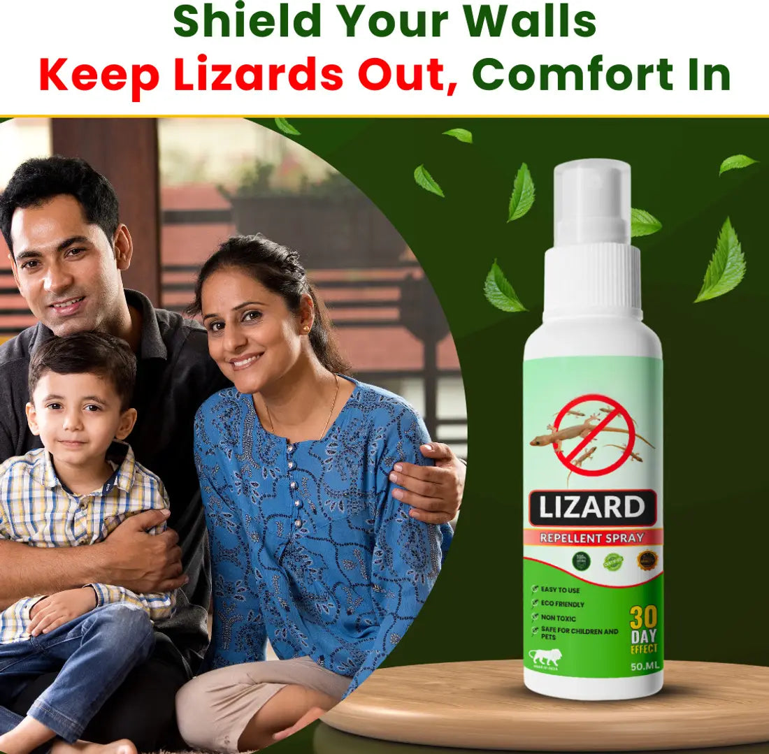 Lizard Repellent Spray β Natural & Effective Indoor Solution