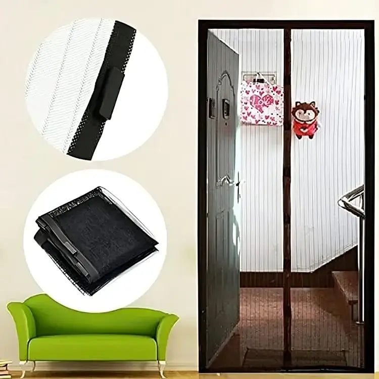 Magnetic Screen Door - Mosquito Curtain for All Door Types & Sizes