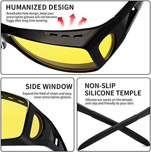 ProVision Anti Reflective Glasses( Day & Night Vision)