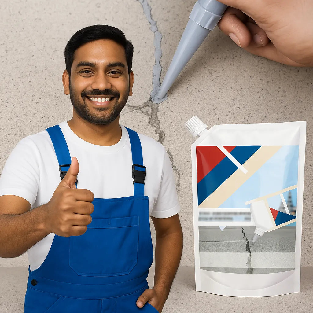 Concrete Crack Repair Adhesive – Heavy Duty Filler for Wall & Floor Cracks