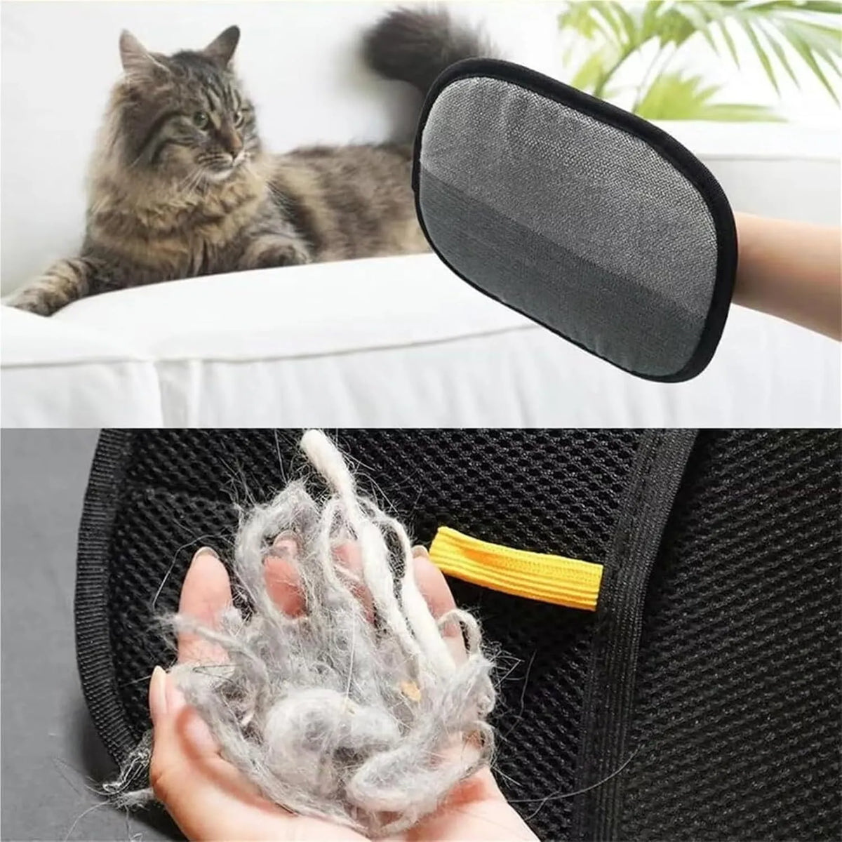 Pet Hair Remover Glove – Gentle Grooming & Shedding Glove for Dogs & Cats