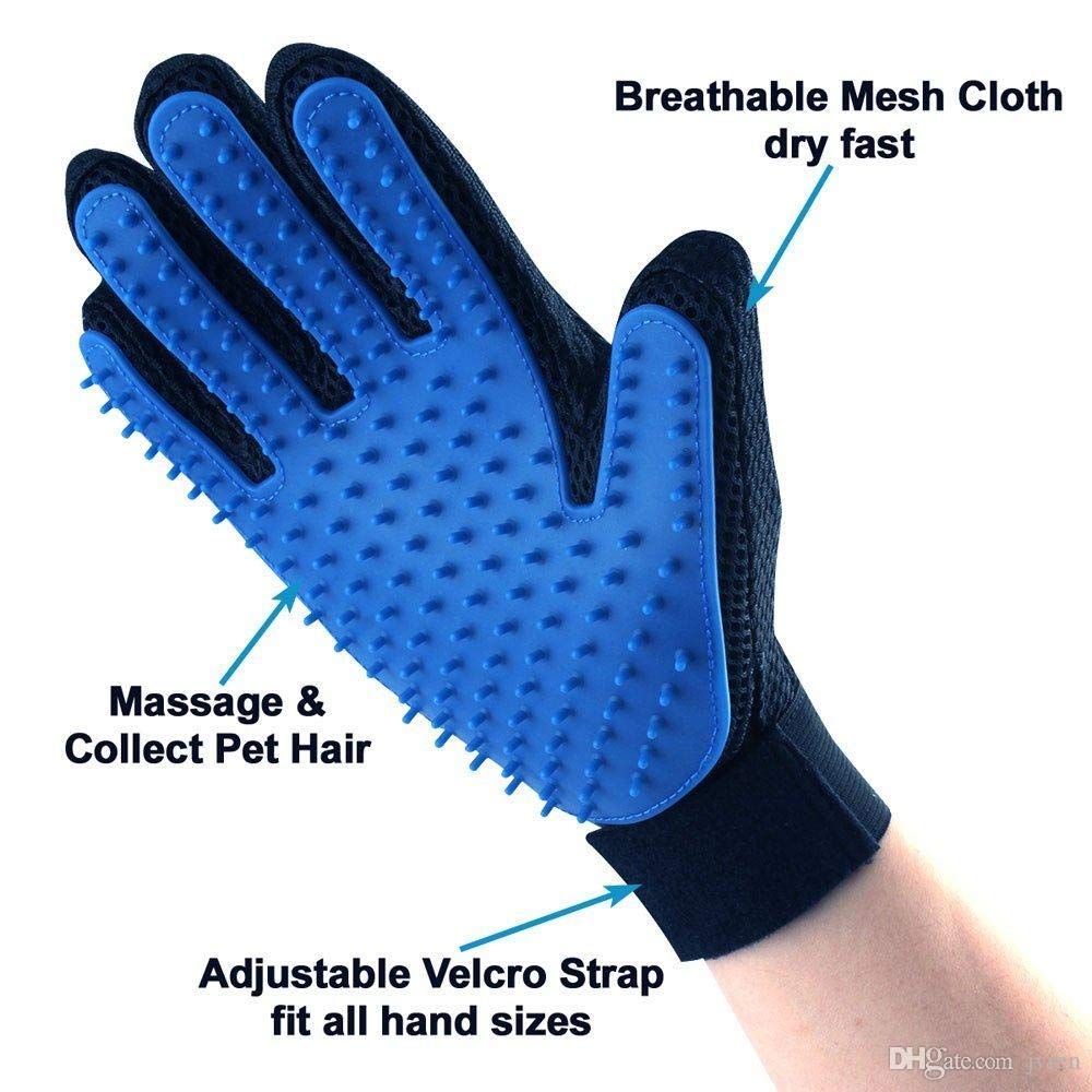 Gentle Pet Cleaning Gloves | Effortless Grooming and Shedding Control