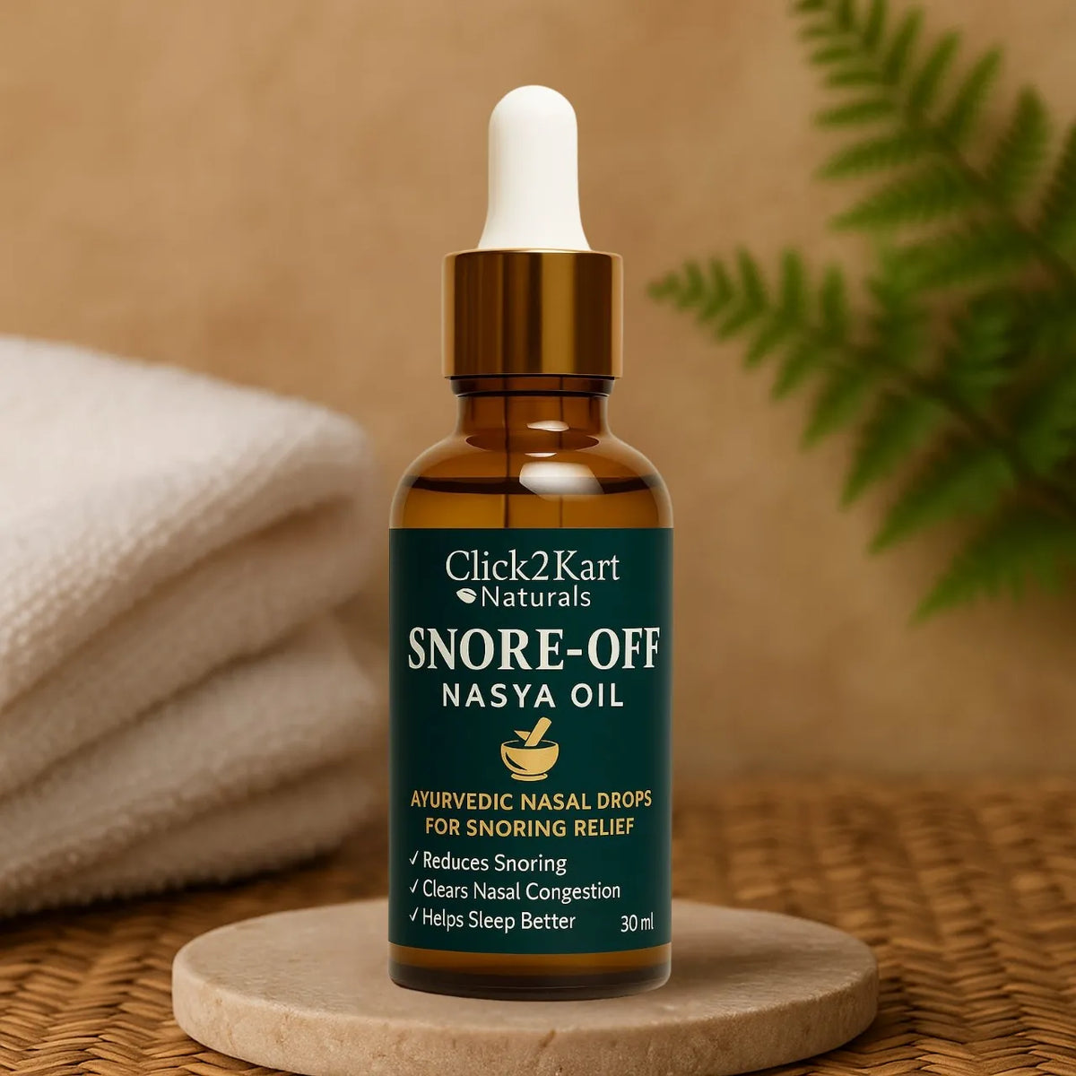 Snoring Drops 30ml – Natural Relief for Peaceful Sleep
