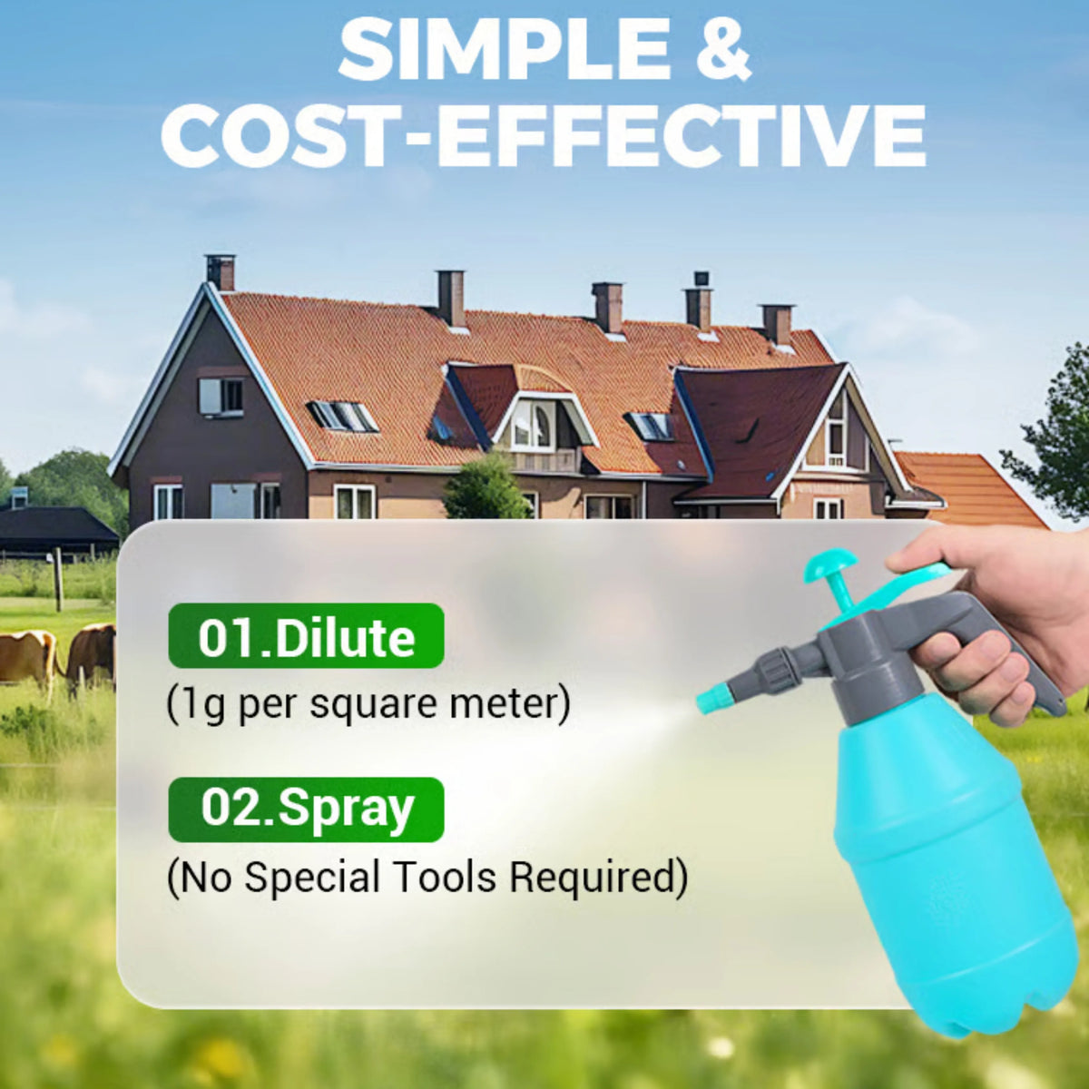 Fast-Acting Fly Control Concentrate – Powerful Insect Killer for Indoor & Outdoor Use