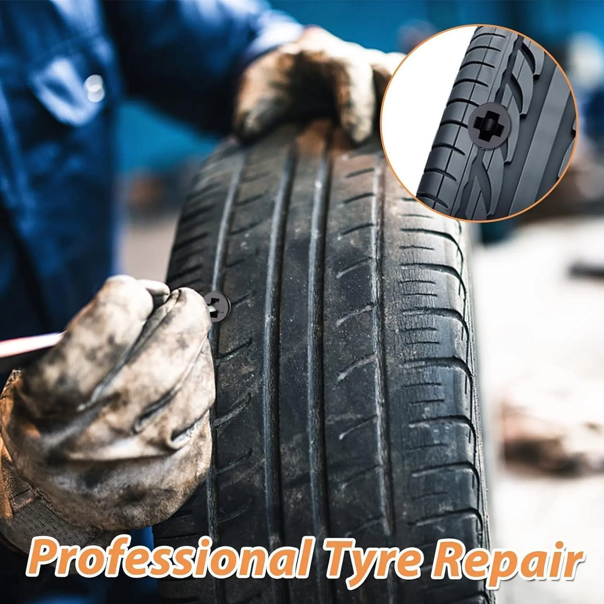 Tyre Puncture Repair Screws | Tubeless Tyre Emergency Repair Kit