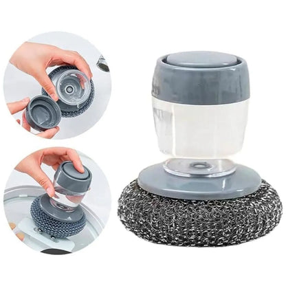 Soap Dispensing Palm Brush
