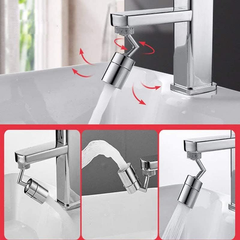 1080° Rotating Faucet Extender | Adjustable Splash Filter Tap Head for Kitchen & Bathroom