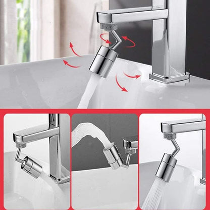 1080° Rotating Faucet Extender | Adjustable Splash Filter Tap Head for Kitchen & Bathroom