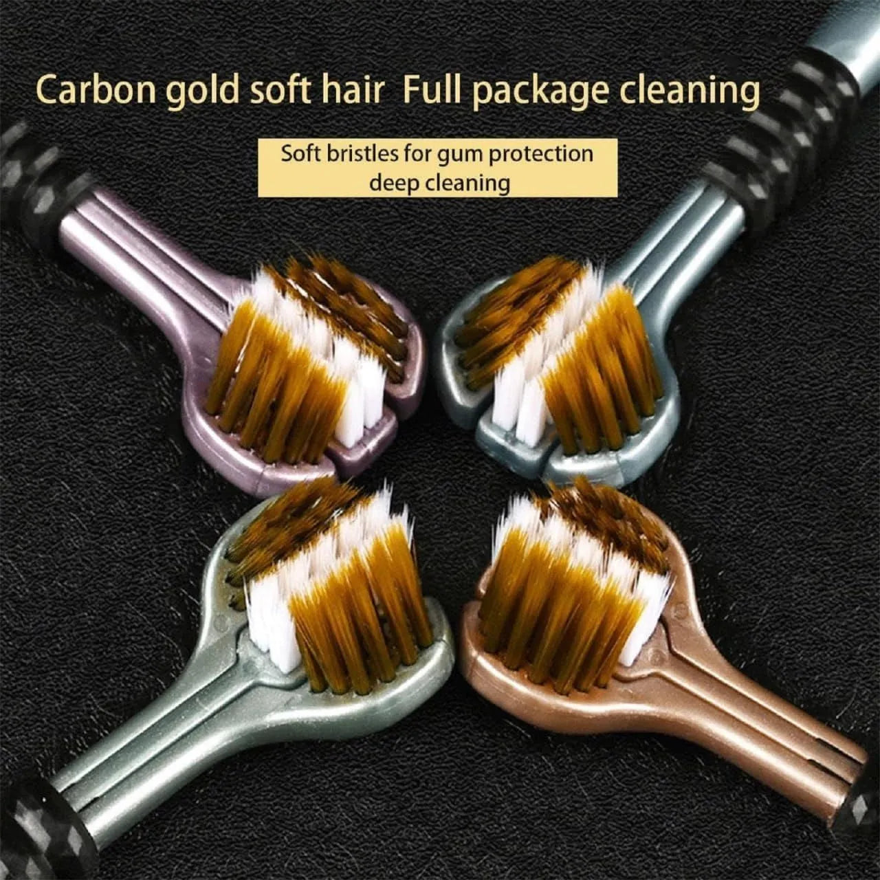 3-Sided Toothbrush | Ultra Soft Bristles for Deep Cleaning