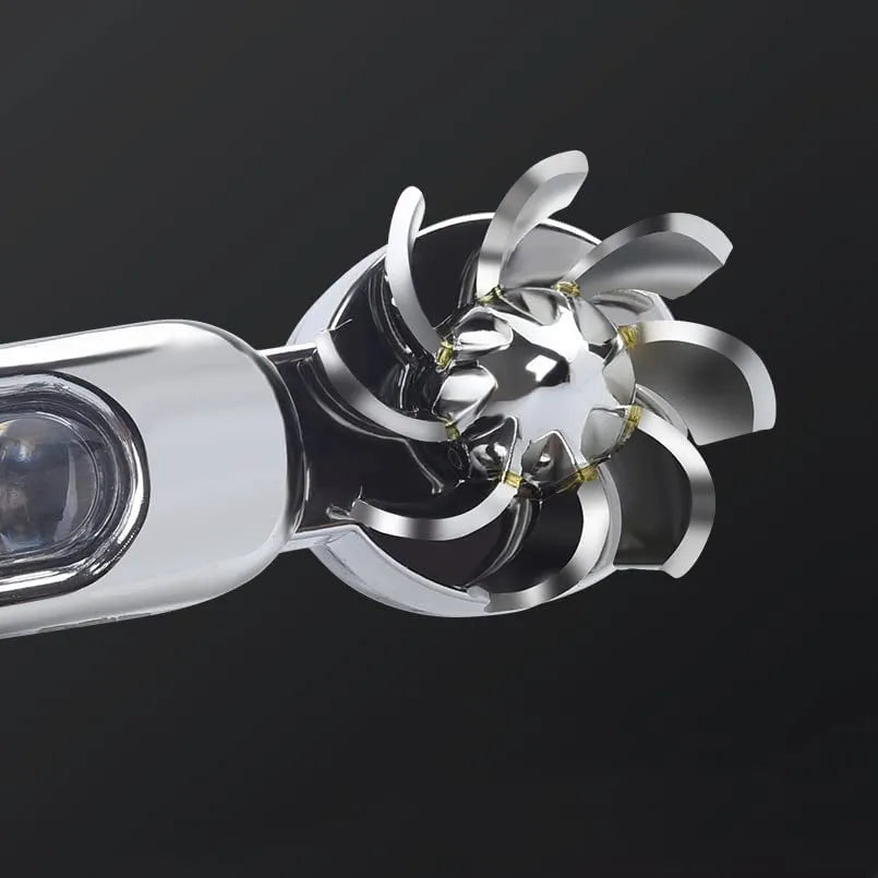 2 Pcs Wind Powered Car LED Lights | No Wiring DRL Lights with Mini Wind Turbine | Universal Car Decorative Running Lights