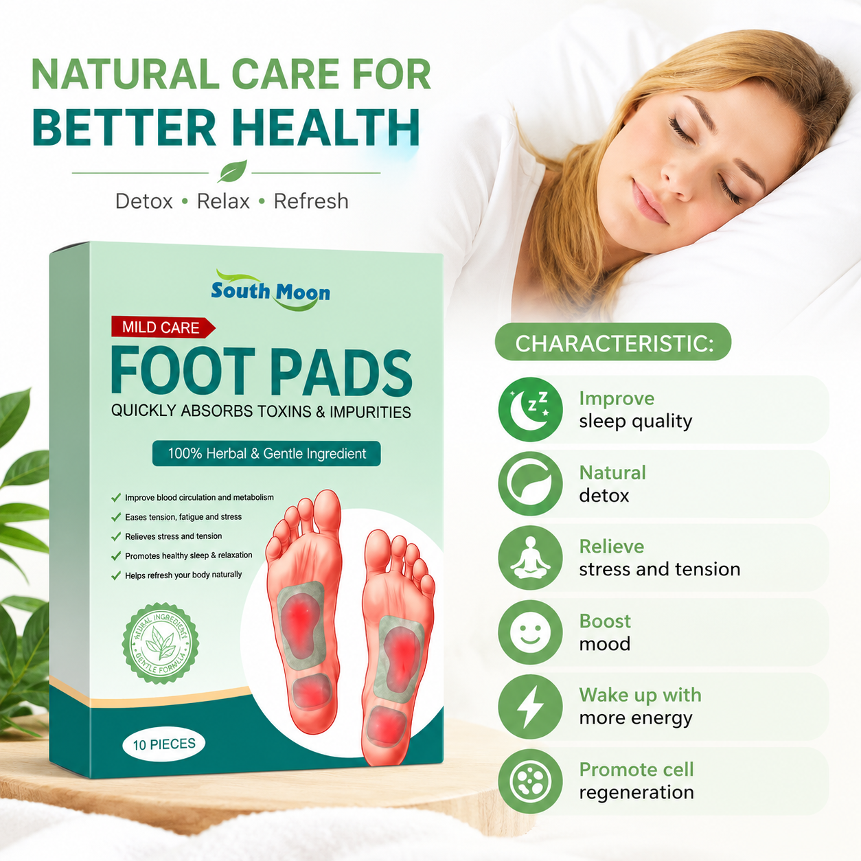 ZenTox Foot Patch (Pack of 10) BUY 1 GET 1 FREE