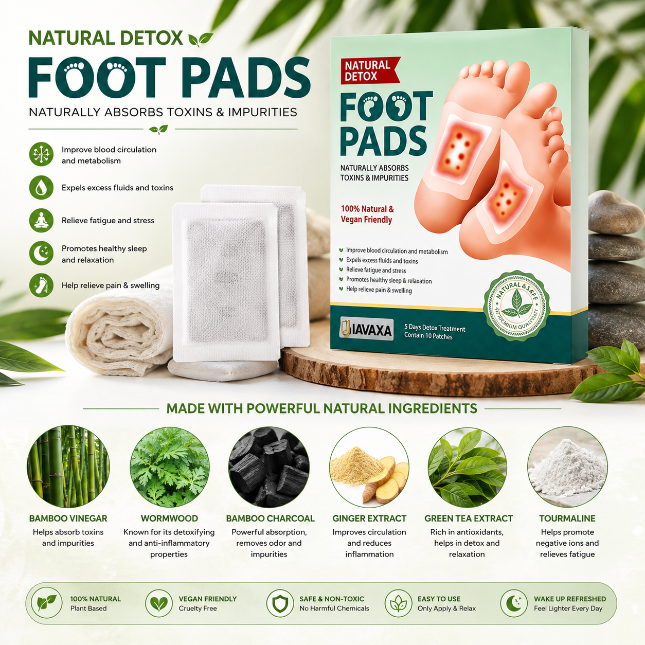 ZenTox Foot Patch (Pack of 10) BUY 1 GET 1 FREE