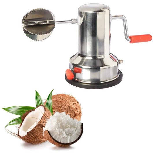 Stainless Steel Coconut Scraper | Heavy Duty Handheld Coconut Grater for Fresh Coconut | Manual Kitchen Scraping Tool