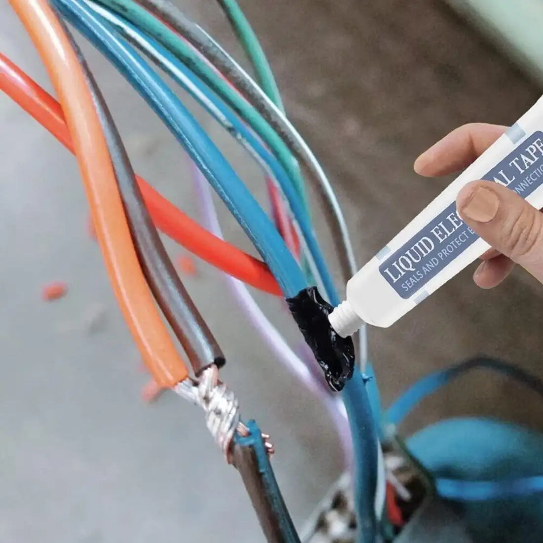 Liquid Insulating Rubber Coat (50ml) | Electrical Wire Sealant & Waterproof Insulation Paste | Protects Connections & Prevents Leakage