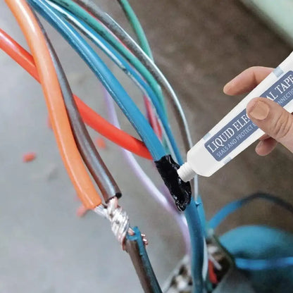 Liquid Insulating Rubber Coat (50ml) | Electrical Wire Sealant & Waterproof Insulation Paste | Protects Connections & Prevents Leakage