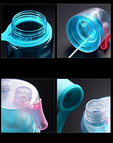 2 In 1 Drink & Mist Water Bottle – Spray Mist Sports Water Bottle for Gym, Running & Outdoor Cooling