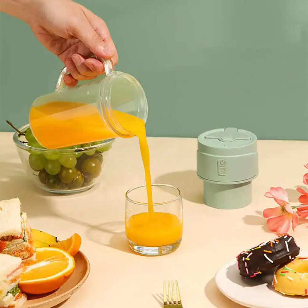 Portable Rechargeable Mini Blender | USB Electric Juice Maker Bottle | Personal Smoothie & Shake Blender for Travel & Kitchen