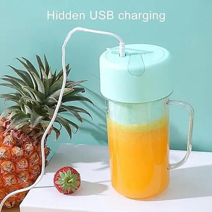 Portable Rechargeable Mini Blender | USB Electric Juice Maker Bottle | Personal Smoothie & Shake Blender for Travel & Kitchen