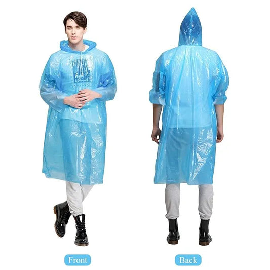 Disposable Pocket Rain Cards – Compact Emergency Raincoats for Travel, Commute & Outdoors (Unisex, One-Size)