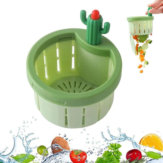 Cactus Kitchen Sink Drain Strainer | Sink Filter Basket for Food Waste | Anti-Clog Drain Catcher for Kitchen Sink
