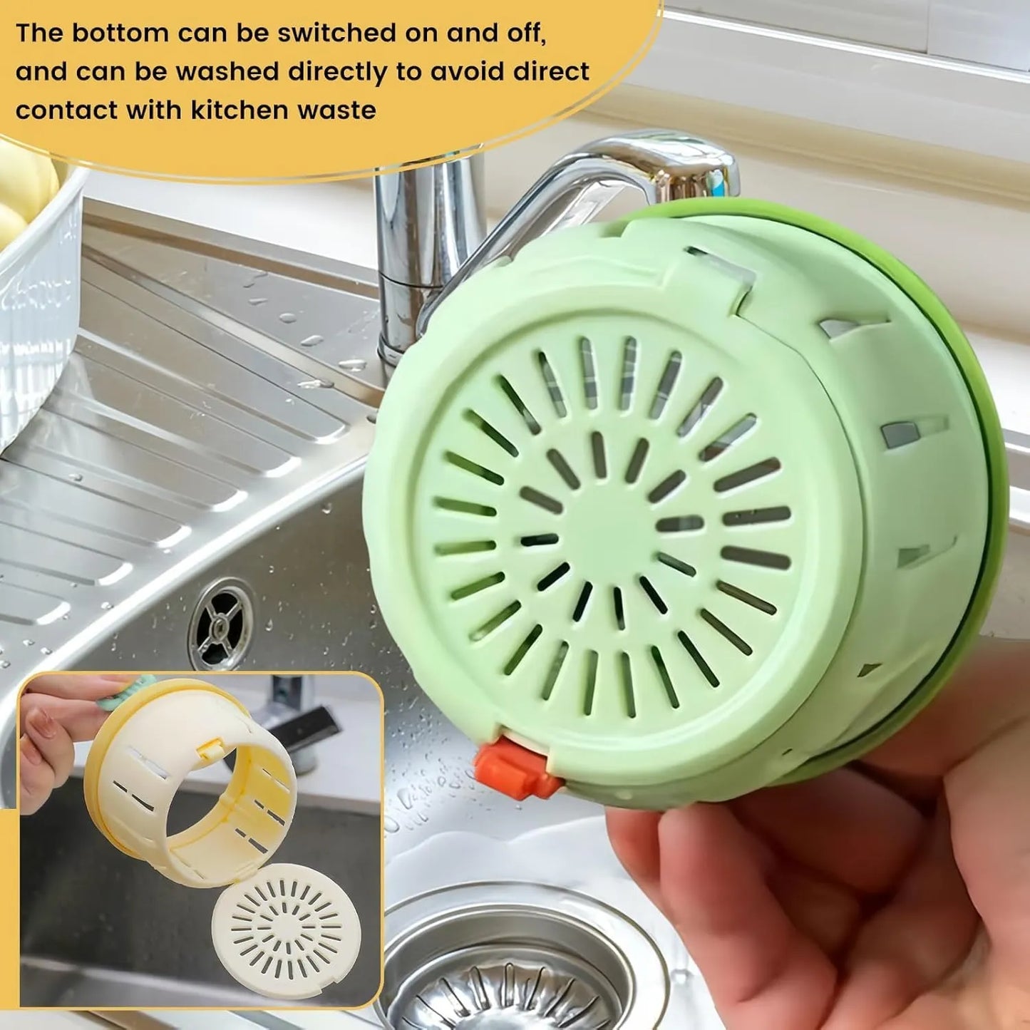 Cactus Kitchen Sink Drain Strainer | Sink Filter Basket for Food Waste | Anti-Clog Drain Catcher for Kitchen Sink