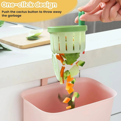 Cactus Kitchen Sink Drain Strainer | Sink Filter Basket for Food Waste | Anti-Clog Drain Catcher for Kitchen Sink
