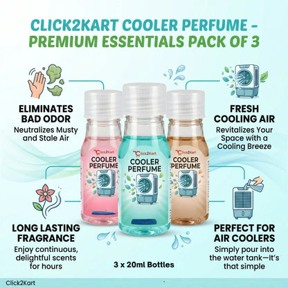 Cooler Perfume (20ml) | Long-Lasting Fragrance for Air Coolers | Eliminates Odor & Freshens Air Instantly