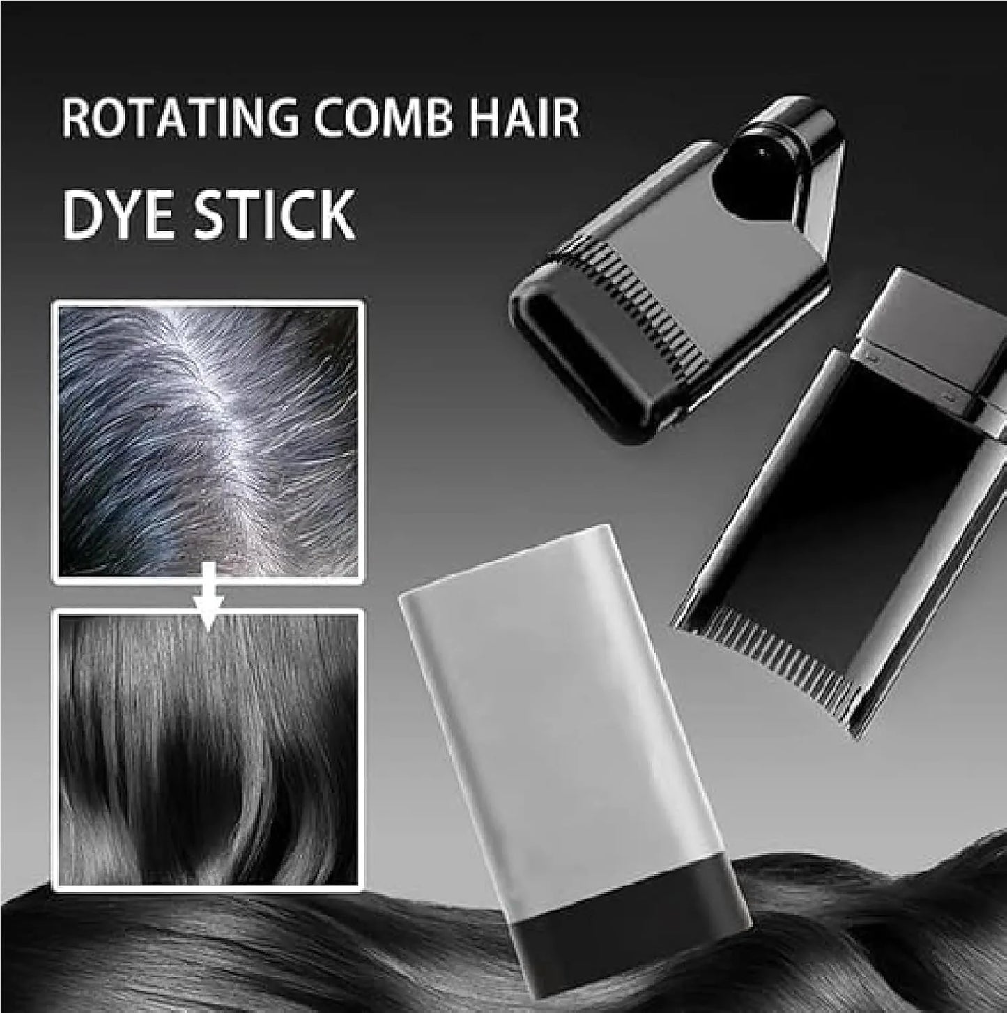 New Hair Color Comb Stick Black | Waterproof & Sweat-Proof