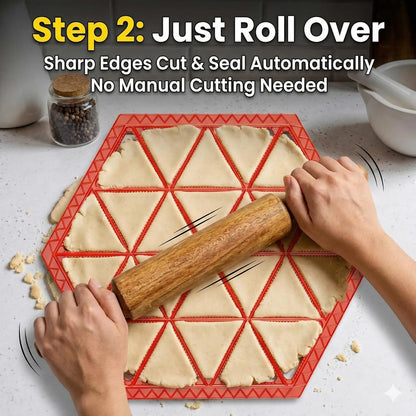 Mini Samosa Maker Mould | Food Grade Plastic Samosa Cutter | Easy Homemade Samosa Shaper Tool