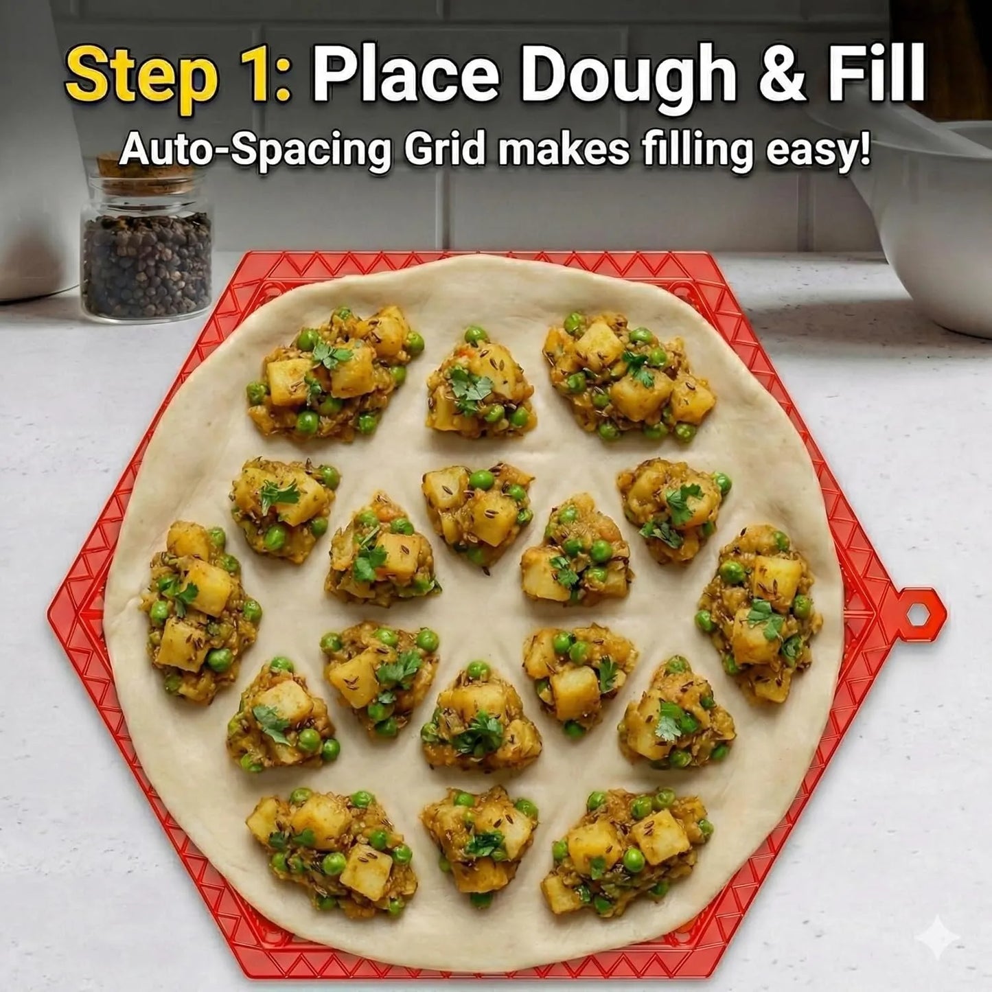 Mini Samosa Maker Mould | Food Grade Plastic Samosa Cutter | Easy Homemade Samosa Shaper Tool