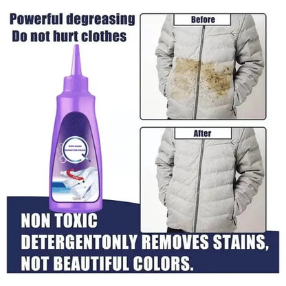 Active Enzyme Laundry Stain Remover – No-Water Fabric Cleaner for Tough Stains on Clothes