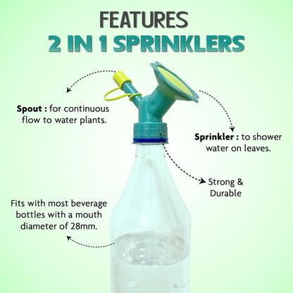 Plant Watering Bottle Sprinkler Cap | Gardening Spray Tool | Portable Watering Can Attachment
